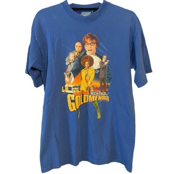 Vintage Y2K Austin Powers in Goldmember 2002 Movie Promo Shirt Adult Medium - Picture 1 of 4